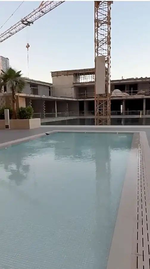 after pic of build of swimming pool in uae