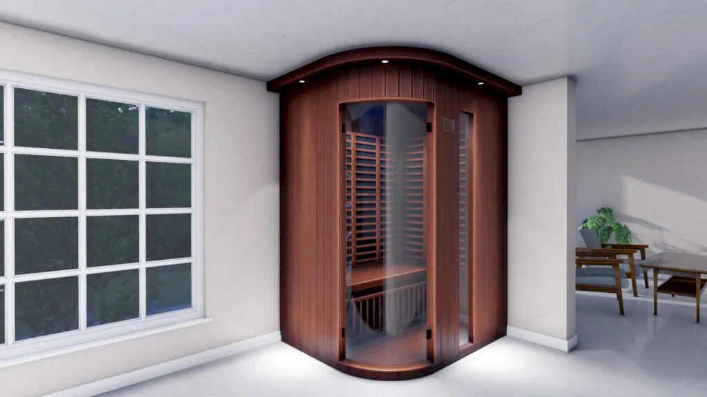 lux premium aura sauna cedarwood