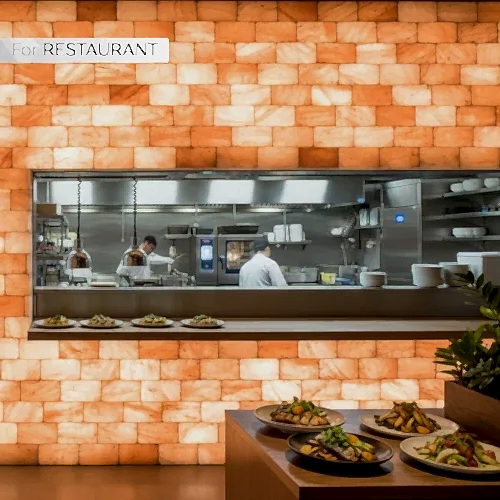 himaliyan salt wall brick for restaurants