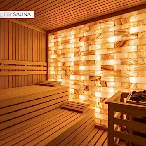 himaliyan salt wall brick for sauna