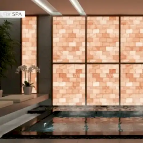 himaliyan salt wall brick for spa